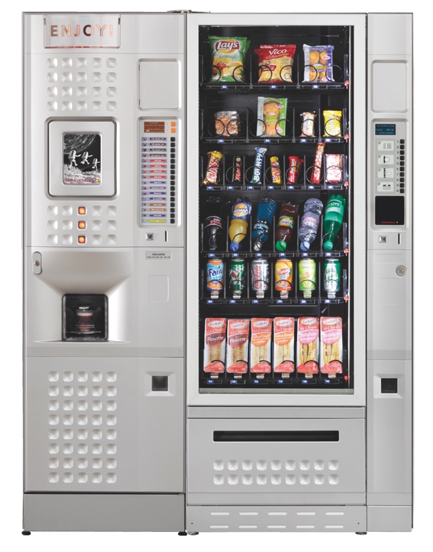 Fonctionnement d'un distributeur automatique de boissons, snacks et  confiseries < Distributeurs de boissons